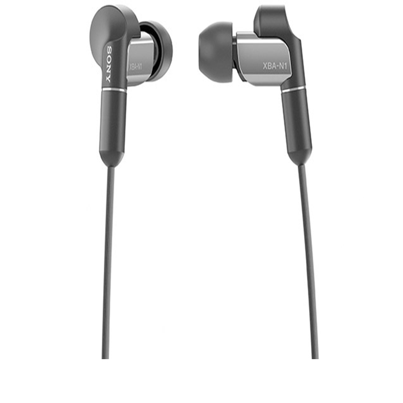 索尼(SONY)XBA-N1AP Hi-Res混合驱动立体声耳机/耳麦 支持iPhone 黑色高清大图