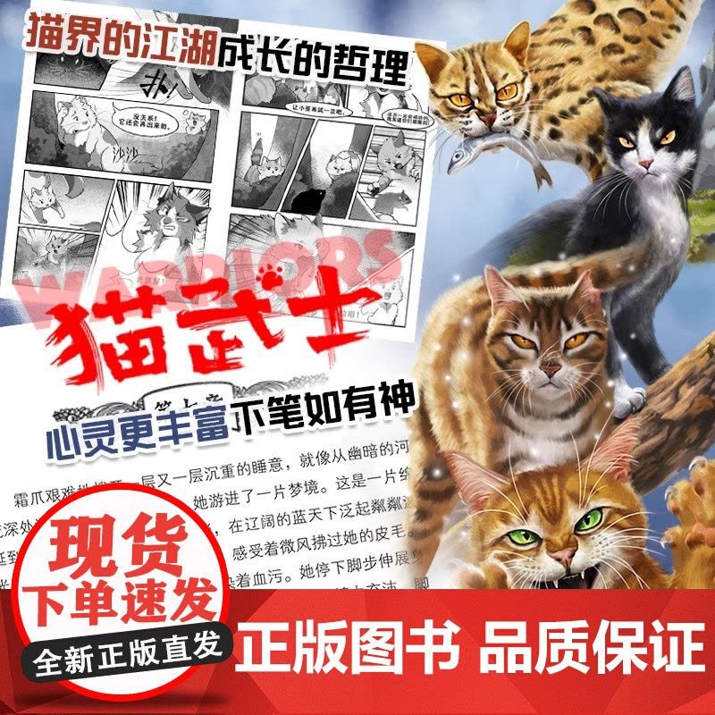 正版书籍 猫武士八部曲无星之族4——雷光破云 儿童动物小说中小学生课外阅读书猫武士系列原版成长动物小说故事书籍图片
