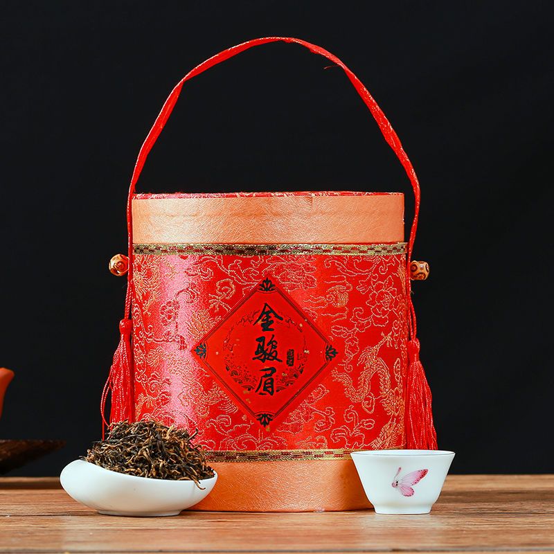 茶叶金骏眉正山小种铁观音 浓香型大红袍 礼盒桶装袋散装 金骏眉500克