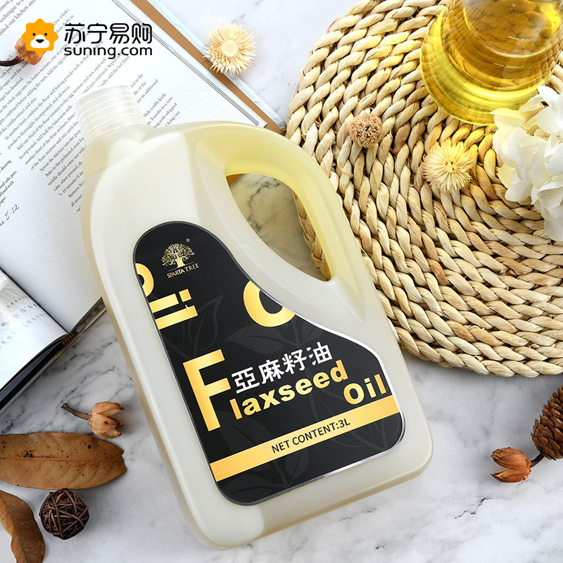 黄金树亚麻籽油 3L.(春节期间,2月1日~2月22日的订单,预计2月22日陆续发货)
