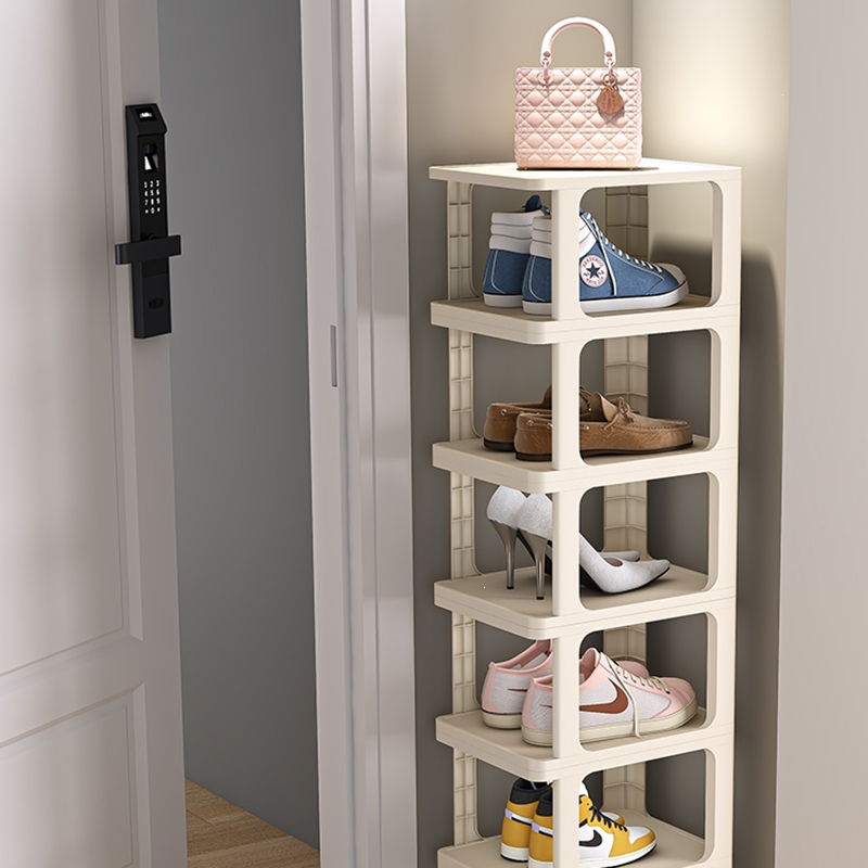 韵美舞灵简易鞋架门口家用夹缝小型出租屋宿舍鞋柜多层防尘鞋架子