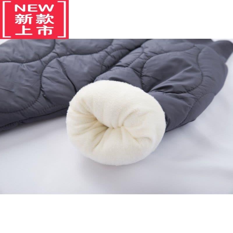 可莉允宝宝裤子加绒加厚婴幼儿冬装保暖裤羽绒棉裤儿童高腰护肚脐男童女图片