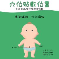腹泻贴膏肚脐贴儿童调理肠胃健脾腹痛腹胀腹泻止泻穴位压力刺激贴