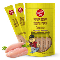 顽皮Happy100宠物零食 噜吸吸鸡肉猫条14g*5包