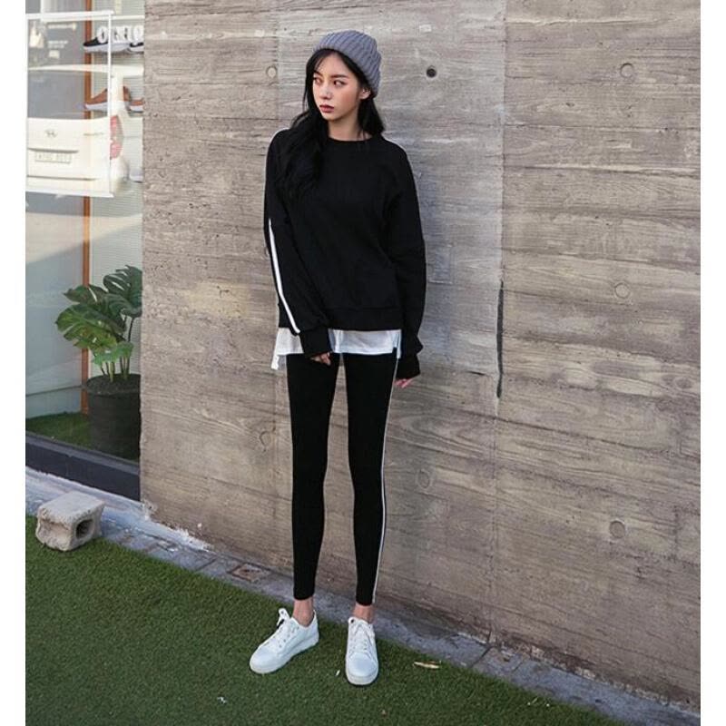 迪鲁奥(DILUAO)LYL 孕妇装套装秋季卫衣两件套新款时尚孕妇运动套装孕妇卫衣+托腹裤两件套B762-48图片