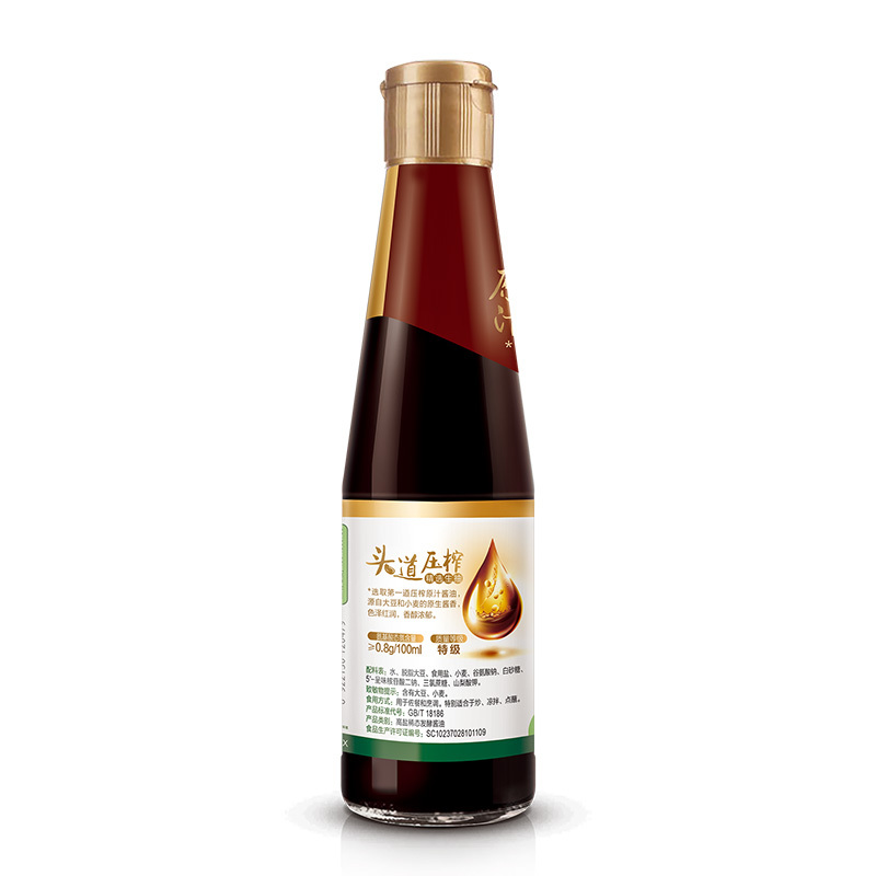 太太乐特级宴会酱油405ml*3瓶头道生抽