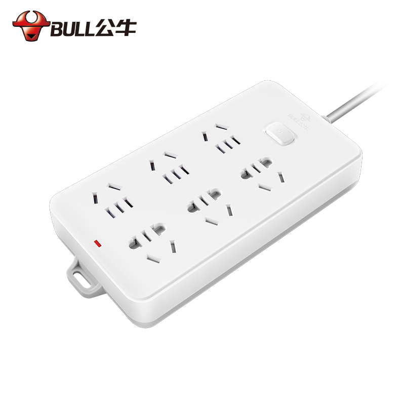 公牛新国标6孔插座gn109k全长5米维保1年货期10天