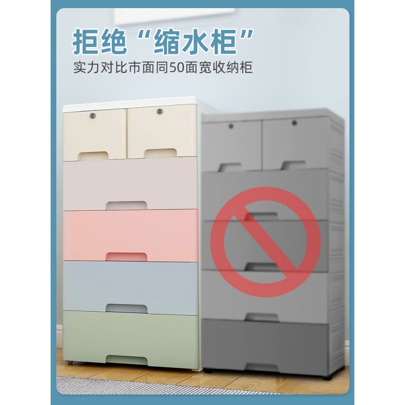 7层加厚家用简易衣柜卧室儿童衣柜抽屉式收纳柜子床头储物小衣橱收纳柜 三维工匠高清大图