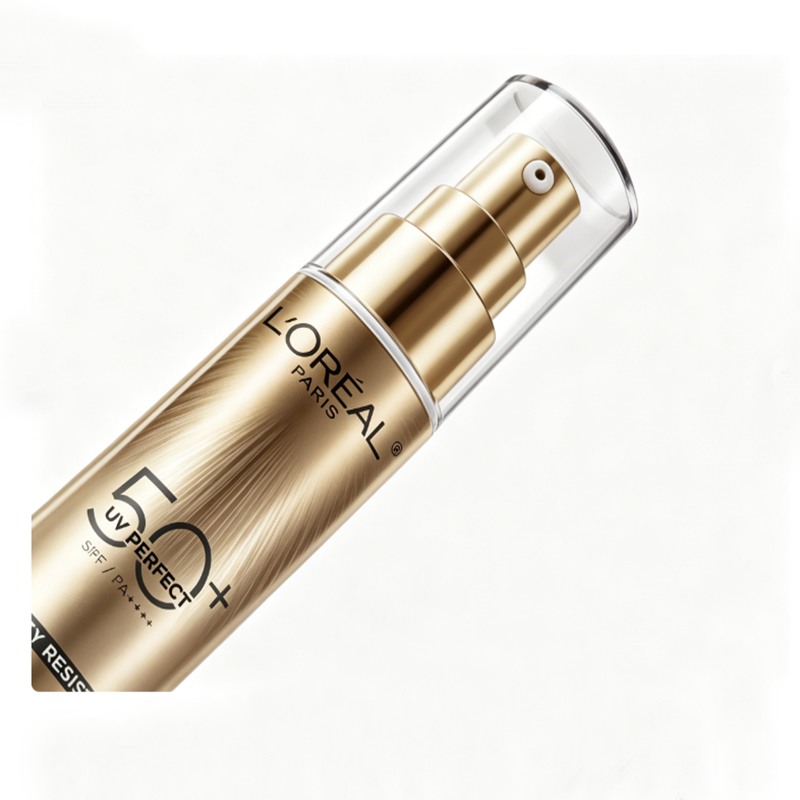 欧莱雅 防晒霜小金管隔离护肤品30ml 新老包装随机发货(配礼袋)高清大图
