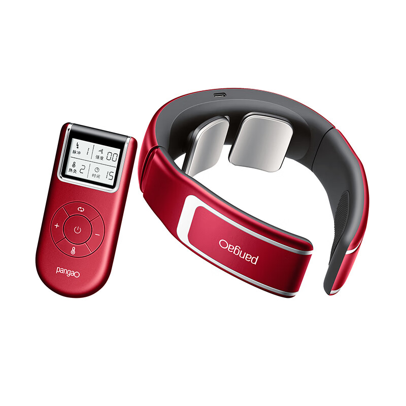 攀高(PANGAO)颈椎 腰部按摩器P7+2645RL礼盒款 生日礼物 颈椎按摩仪 送父母送长辈实用礼物高清大图