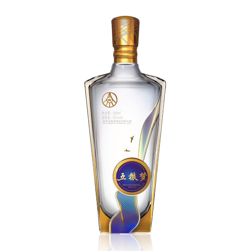 五粮液 五粮梦 52度 500ml 单瓶 浓香型白酒
