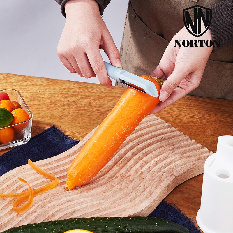 诺顿(NORTON) 5GKS005 水果刀+面包刀+削皮刀+开瓶器+收纳底座 卡斯厨房小帮手5件套高清大图
