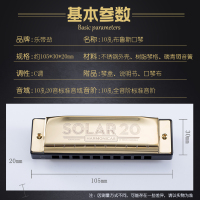 乐带劲10孔C调蓝调口琴 儿童初学者布鲁斯口风琴成人入门乐器教学生练习演奏十孔中小学生音乐课