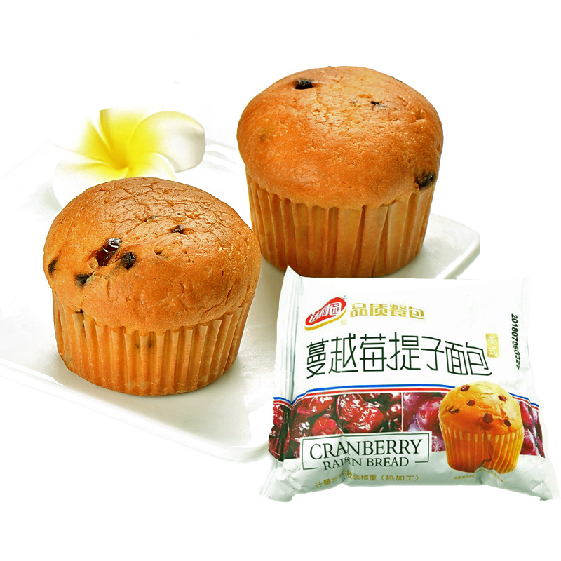 达利园蔓越莓提子面包早餐包糕点零食