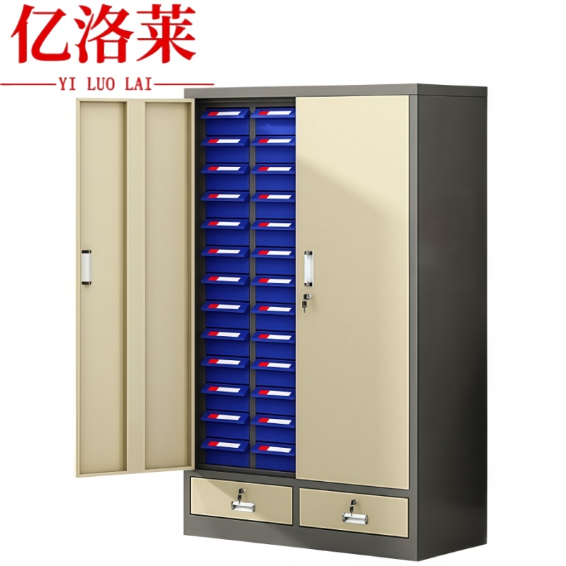 亿洛莱 带门样品柜 52抽 台高清大图