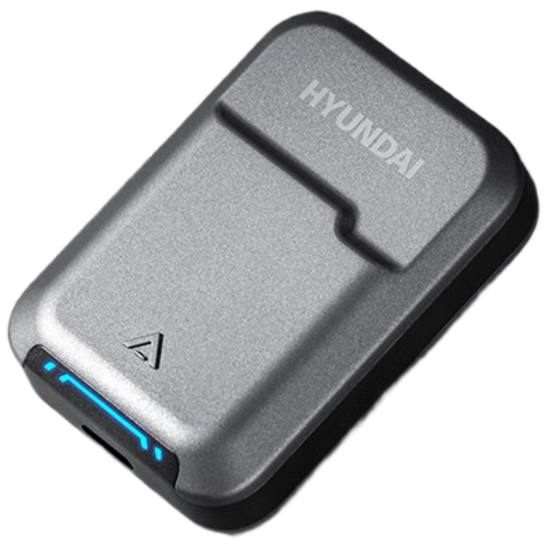 HYUNDAI 滑盖式无线蓝牙耳机 灰色 YH-B031
