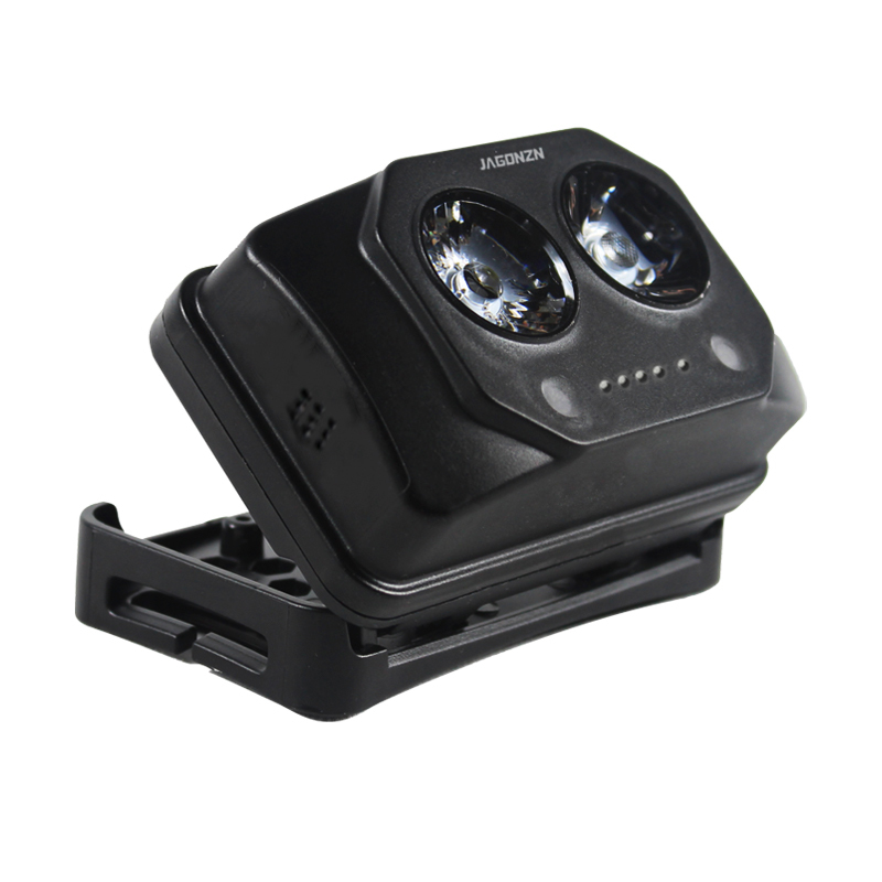 简工智能 BYL-06B GJ智能轻便头灯 3.7V 2×3W 6000K LED IP66 续航时间8h 台 黑