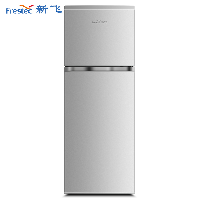 新飞(Frestec)138升 双门小冰箱 简约时尚出众颜值 迷你小型电冰箱两门家用双开门保鲜BCD-138K2CT