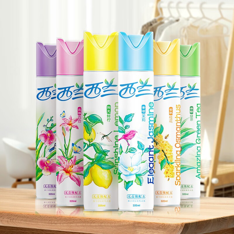 雷达空气清新喷雾空气清新剂320ml*5瓶高清大图