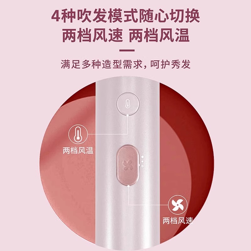 飞利浦(PHILIPS)电吹风机 家用负离子护发 大功率速干 粉金筒 BHD321/55高清大图