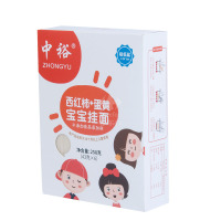 中裕(ZHONGYU)西红柿蛋黄宝宝挂面 儿童面食辅食 番茄 蔬菜面营养宝宝挂面 西红柿