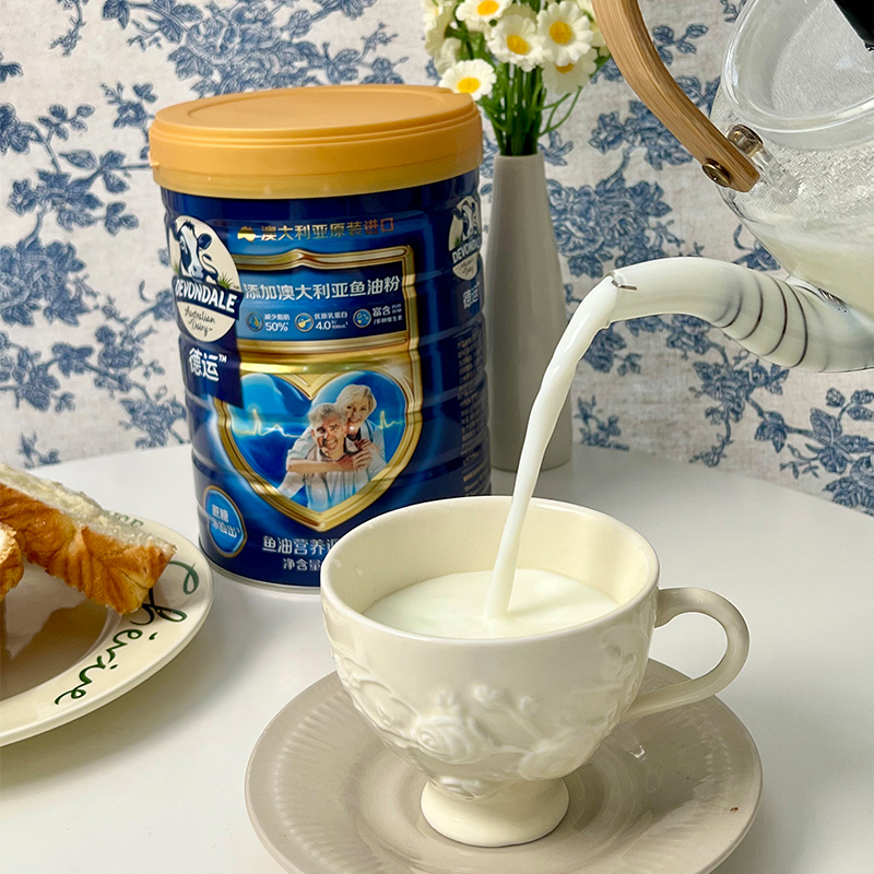 德运Devondale中老年鱼油800g奶粉高钙高蛋白调制乳粉顺心加油罐高清大图