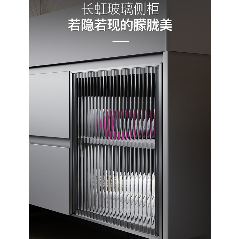 (送入户安装)汉德斯科卫浴柜智能镜柜浴室柜组合免漆实木纳米岩石一体盆挂墙式吊柜洗脸盆柜面盆柜洗手池洗漱台Y6025高清大图