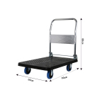汇微星平板车 小推车搬运手推车900*600*880mm个