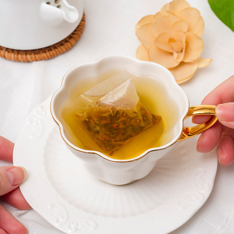 雅丽百花缘 清平通 银杏黄精茶120g 袋泡茶 十珍茶 草本 花草茶