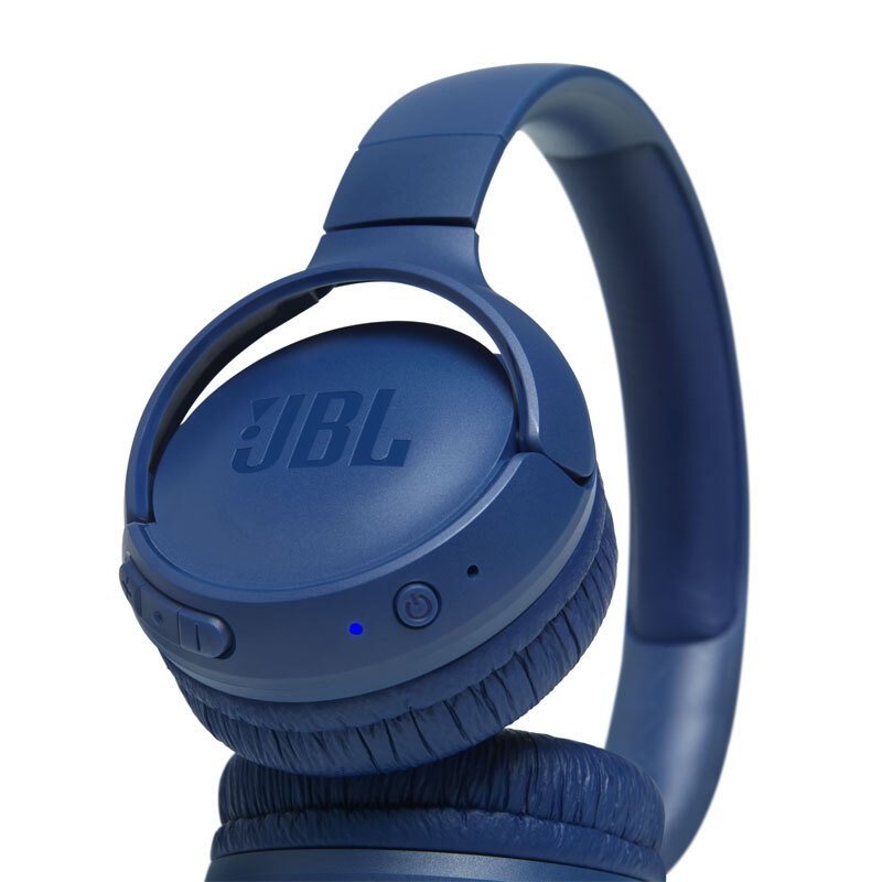 JBL TUNE 500BT 头戴式蓝牙无线音乐耳机 运动耳机+游戏耳机 石墨蓝