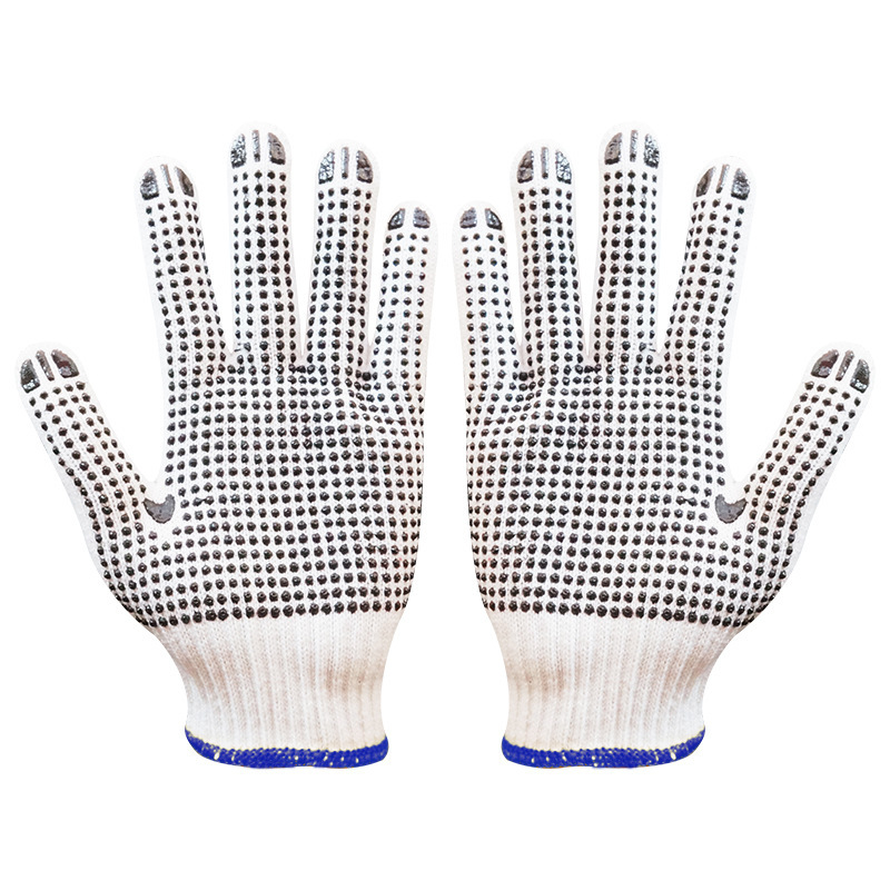 匹牧 PM-ST-G019 点塑手套 毛纺600g十针黑点塑 单位:双高清大图