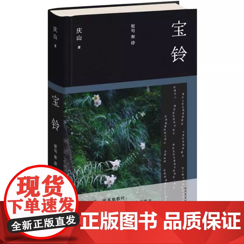 [央视网赠冰箱贴]宝铃短句和诗 庆山安妮宝贝新书短句诗歌集 一切境一次旅行清冽的内在魂根性经由文字与音韵创造的诗歌集书籍高清大图