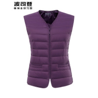 波司登新款羽绒马甲女短款宽松秋冬季V领背心马夹B90130004