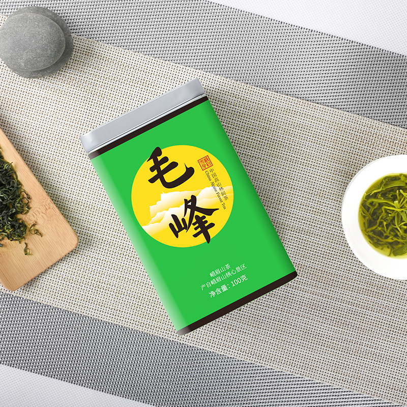 峨眉雪芽 毛峰100克 绿茶 绿茶茶叶高清大图