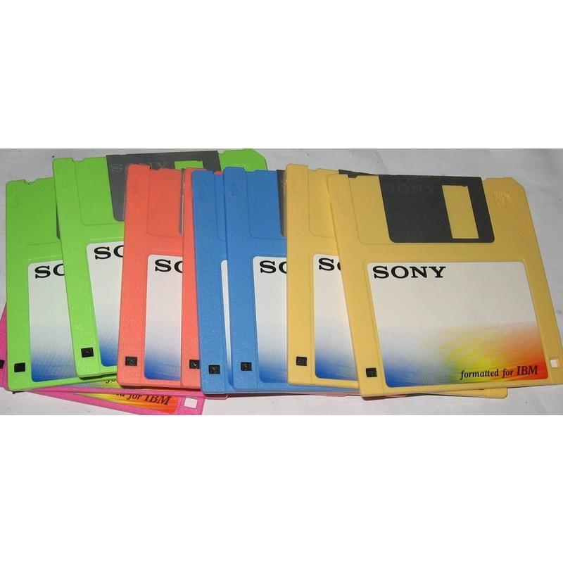 散片无盒 电脑软磁盘 电脑软盘 索尼 sony 1.44mb 2hd 3.5寸报价_参数