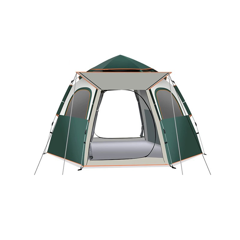 帐篷露营野营帐篷 240*210*135cm 顶 墨绿色