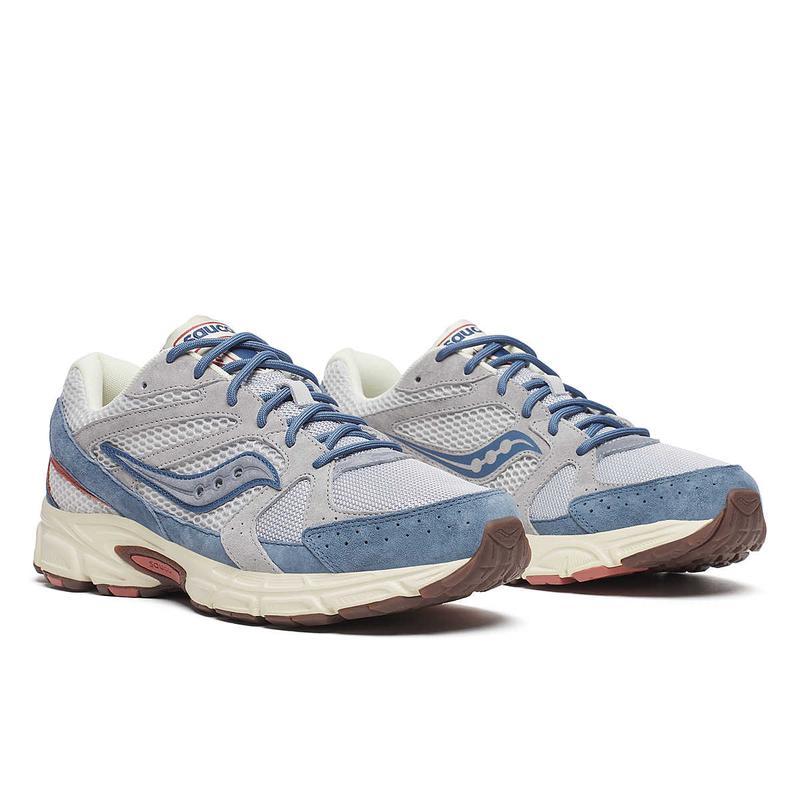 索康尼(SAUCONY)经典复刻潮流运动鞋女鞋麂皮拼接舒适网格科技休