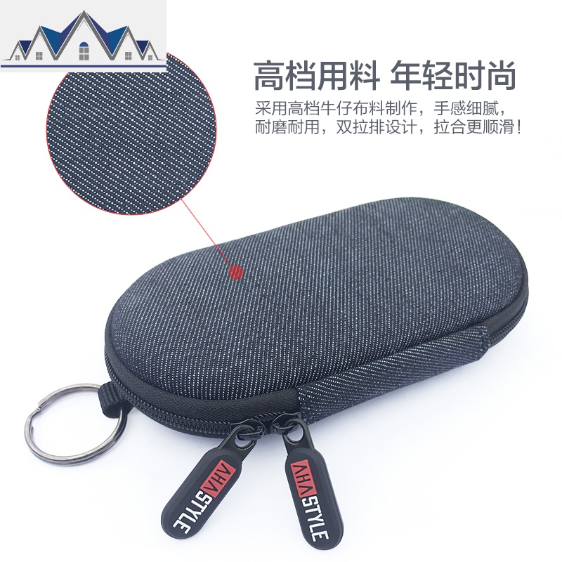 适用Beats X蓝牙耳机收纳包华为FreeLace保护套盒迷你便携耳机包 三维工匠高清大图