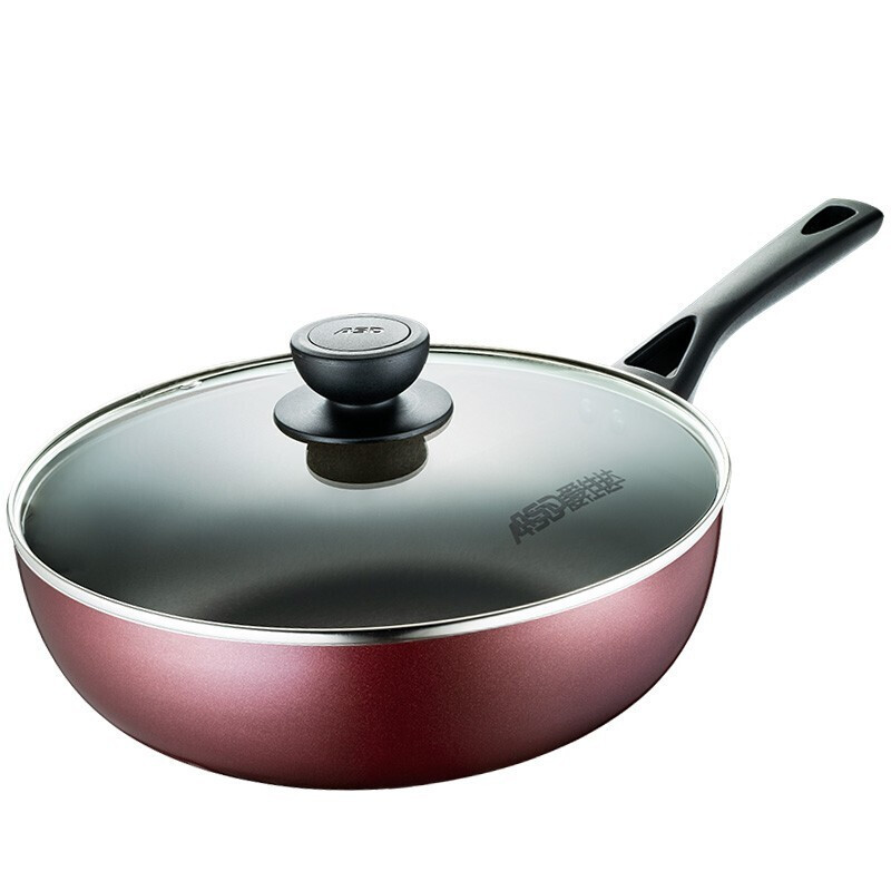 煎炒锅-28cm 爱仕达(asd) 不粘煎炒锅 28cm不粘煎锅燃气专用 jl28g2wg