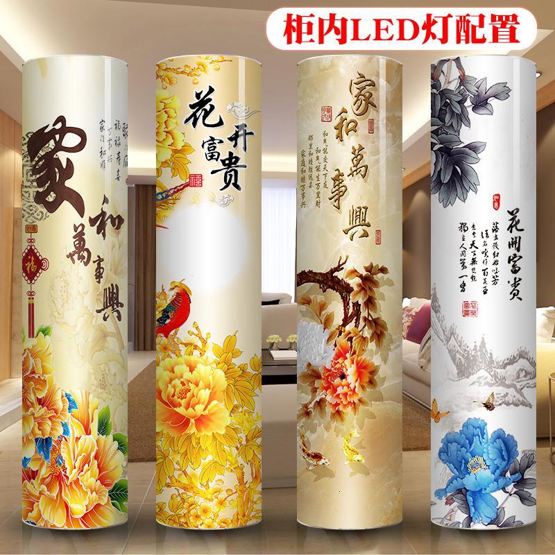 苏宁放心购创意360旋转鞋柜 简约现代厅柜鞋架圆柱圆形大容量欧式多功能柜A-STYLE家具