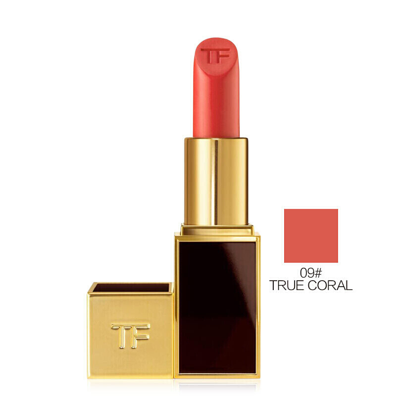 汤姆.福特(Tom Ford)TF黑管口红09#奶油珊瑚色 3g 烈焰炫彩幻魅显色唇膏