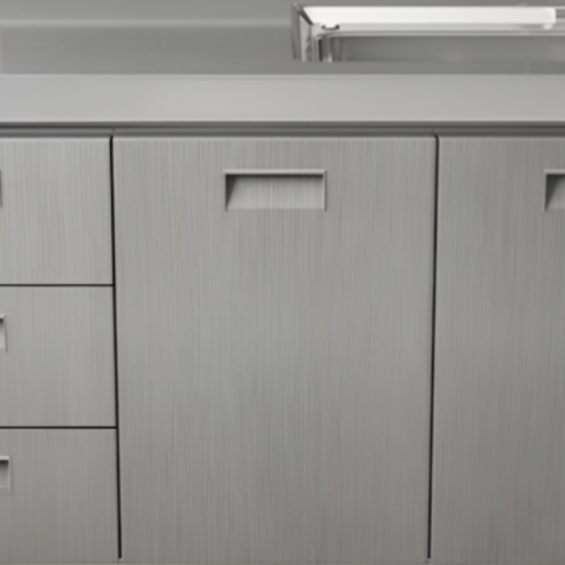 豫龙都橱柜不锈钢台高清大图