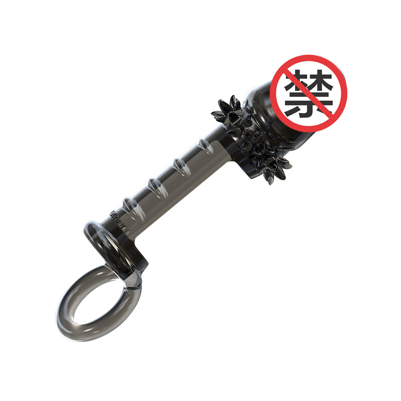 云曼(Yunman) 狼牙套 男用锁精刺套套透明套快感异形套成人情趣性用品激情用具欲仙另类玩具 多刺狼牙套(闭口款)高清大图