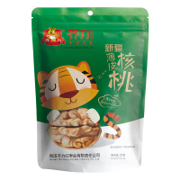 齐力 新疆阿克苏薄皮核桃 纸皮核桃 坚果炒货 原味薄皮核桃500g 年货坚果休闲零食 买就送225g葡萄干