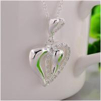 N609 Women Silver Necklace 镀925纯银女项链日韩版锁骨链潮人送女朋友七夕情人节礼物