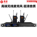 惠度（HuiDu）MA-02L专业无线话筒一拖二会议会议培训舞台会议麦克风领夹款