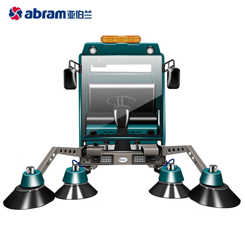 亚伯兰 大型七刷四轮扫路车 清扫宽度3米 48V150A YBL-DP3000A YGQC