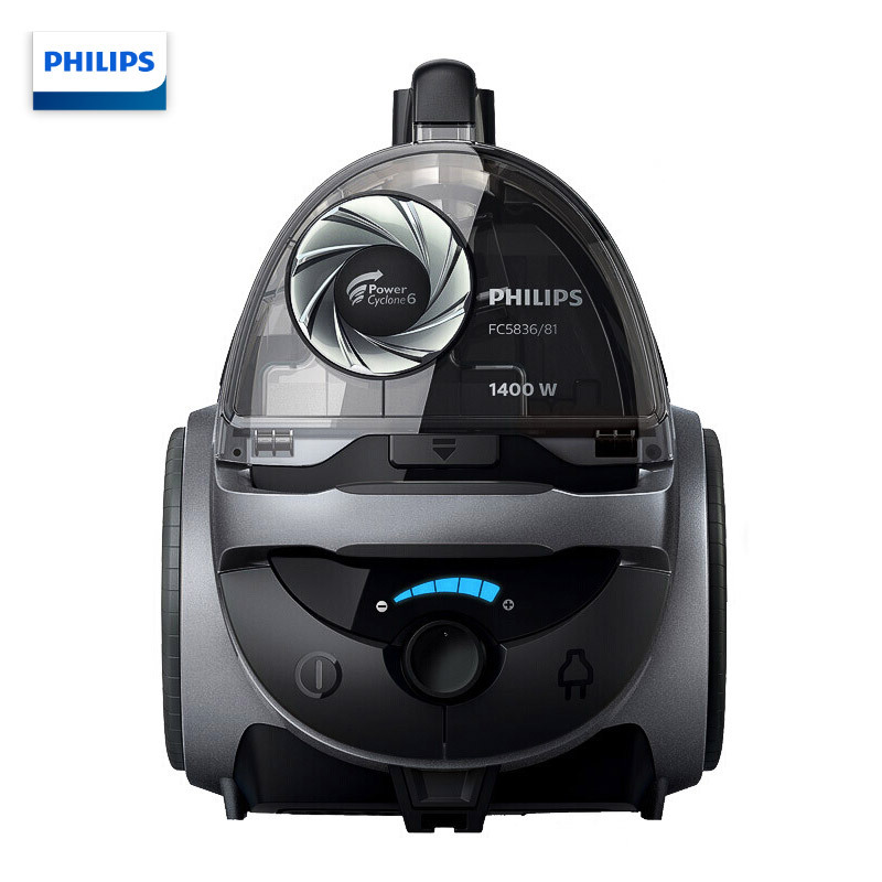 飞利浦PHILIPS卧式吸尘器家用大功率大吸力多功能无尘袋FC583681