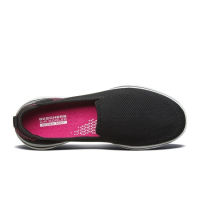 Skechers斯凯奇GOWALK减震一脚蹬健步鞋男女情侣鞋轻便休闲运动鞋15900-BKPK
