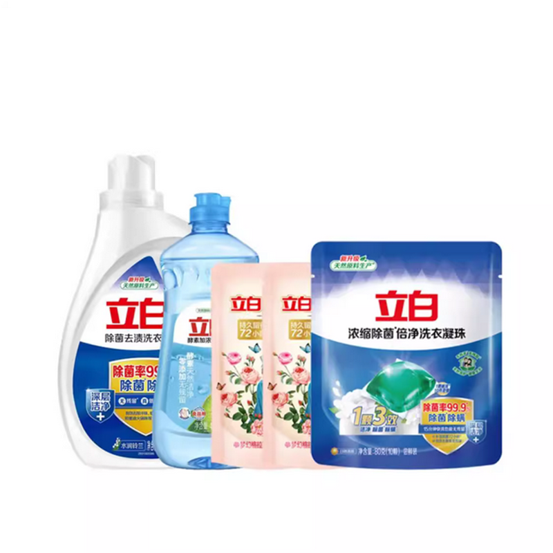立白除菌洗衣液1.05kg酵素洁净五件套(1785g)